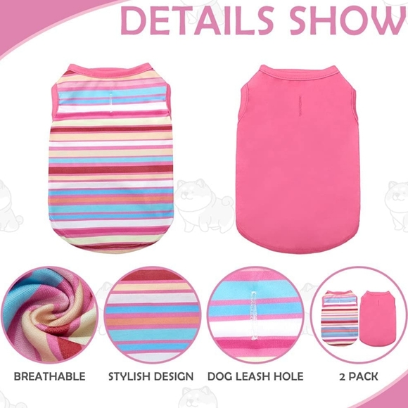 ‼️CLEARANCE PRICE FIRM‼️🐕Two Pack Dog Shirts🐕 - Picture 2 of 8